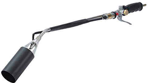 KATSU Gas Torch Weed Burner Flame Thrower Blowtorch Roofer Sealing Melting Heating Welding Soldering Torch Multi Purpose 730mm Long 324163