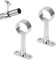 Support de Tringle à Rideau,Support de Tringle de Garde Robe en Alliage de Zinc,Support de Tringle de Garde Robe,Tringle de Penderie Support Central,Support de Barre de Cintre en Métal 2 Pcs Tokaneit