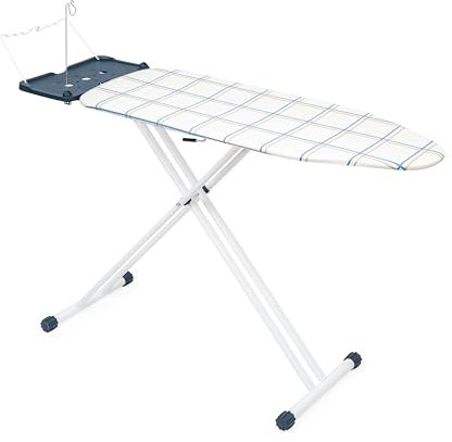 Byinone Extra Wide, Heavy-Duty, Smart Ironing Board With Adjustable Height, Thick%100 Cotton Padding for Smooth Ironing, Easy to Fold And Store Ironing Board