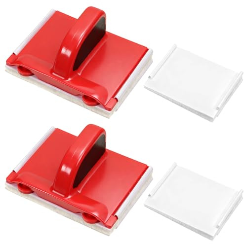 WUIOWPPIC 2 Paint Edger Paint Pad Set Farbkantenschneider zum Einschneiden | Flachkantenschneider Multifunktionale Latex Farbkanten Pinsel Multifunktionales Farbkantenwerkzeug Malen Schneide in WandDeck