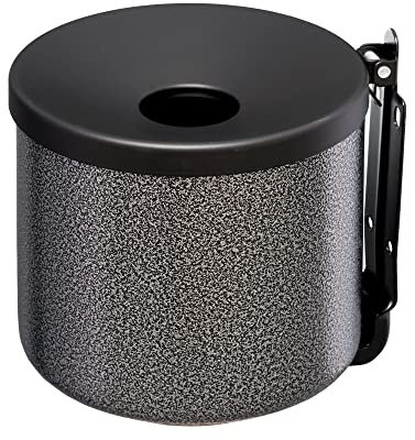 MEDIALINTERNATIONAL Aschenbecher aus lackiertem Metall, mehrfarbig, Maße: Ø 16 x H 12 cm, 2,0 l