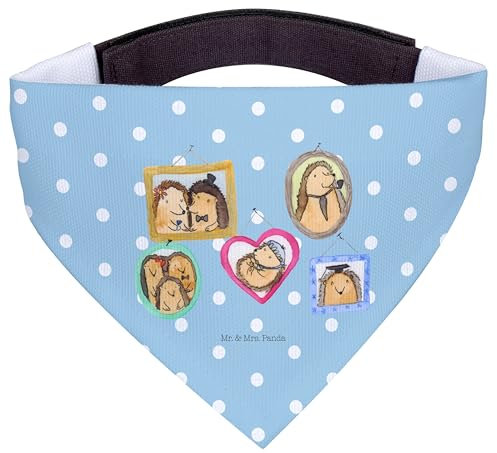Mr. & Mrs. Panda Hundehalstuch L Igel Familie - Geschenk, Halstuch Für Hunde, Liebe, Hundeschal, Bandana, Muttertag, Hund, Schwester, Bilder, Hundetuch