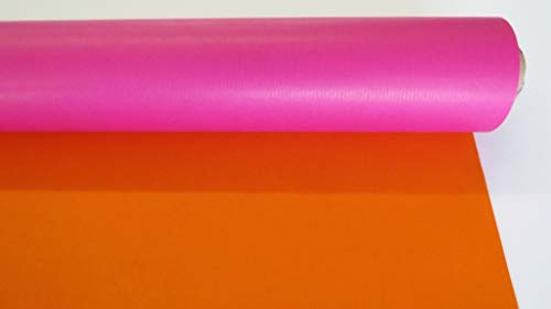 Jonas Geschenkpapier 80cm x 40m Rosa/Orange, Farbkombination, 1 Stück, für Geburtstage