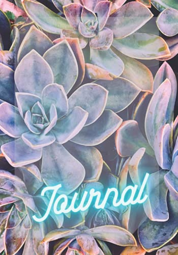 Succulent Dot Journal | Houseplant Bullet Notebook | Gift for Plant Lovers: Blank Bullet Journal