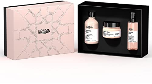 L'Oréal Professionnel | Pflegeset für coloriertes Haar, Mit Resveratrol, Serie Expert, Vitamino Color Shampoo 300 ml, Maske 250 ml, 10in1 Spray 190 ml
