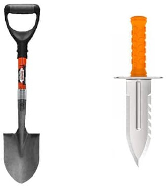 MOB Pelle Extraction : Pointue, Orange, Métal Acier