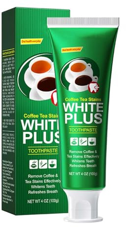TeaStain Remover Smokers Denture Coffee Stain Remover for Teeth Desensitizing Travel Size Remove Years Of Stain (1PC, Green)