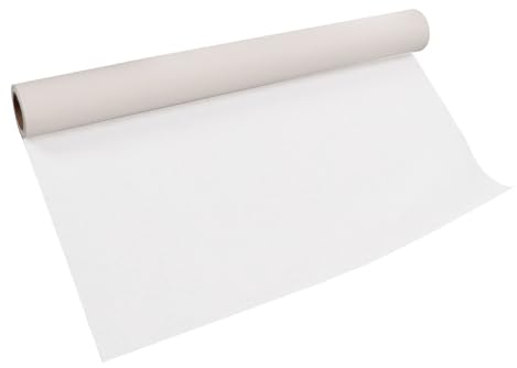NDNCZDHC Transparentpapier zum Zeichnen, 17,3 Zoll breites Schnittmusterpapier, weißes Zeichenpapier, durchscheinendes Musterpapier zum Nähen (75,5 Fuß)