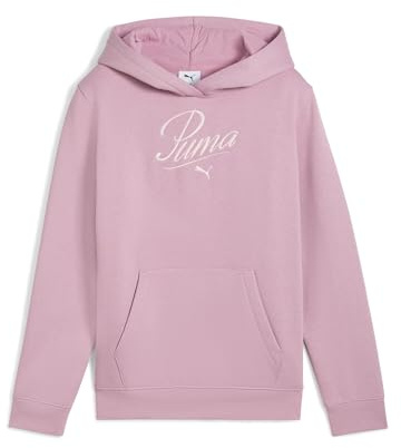 PUMA Ess Script huvtröja för flickor Fl G tröja (förpackning med 1)