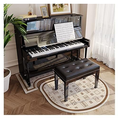 Soundproof Rug for Piano, Upright Piano Carpet Protector Sound Dampening Non-Slip Carpet Acoustic Pads Sound Proof Floor Mat Soundproofing Blankets Sound-Absorbing Mat(Style3,110x110cm)