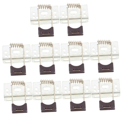 OSALADI 10pcs Led Panel Spring Clips Metal Spring Buckle for Recessed Lighting Downlight Accessories Lighting Clip Panel Light Strong
