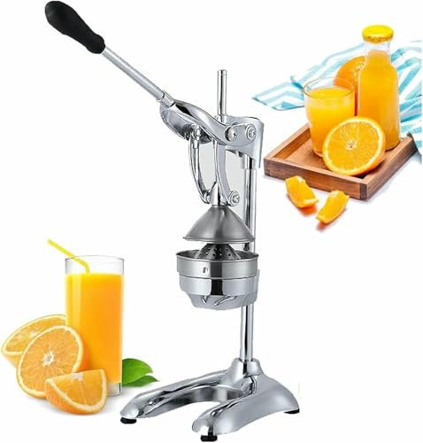 Spremiagrumi manuale, in acciaio inox, facile da pulire, per spremere agrumi e melograno