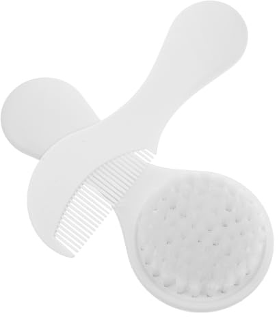 FIXOSHEE 2pcs Soft Bristles Hair Brush and Comb Set for Newborns Boy Girl Boy Girl Massage Hair Brush and Comb
