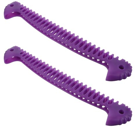 Zerodeko 2 pièces Protège-Lames Patins Glace Élastiques Extensibles Protection Polyvalente pour Patins Artistiques Garçon Fille et Adultes