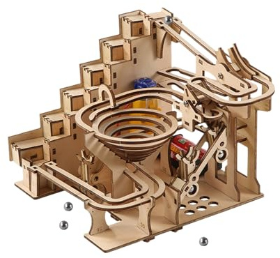 Anti Aircraft Gūn Mechanical Model - Puzzle Kit, Wooden DIY Rubber Band Toy Gūn, Assembly Model For Adults | Building Kit For Hobby Craft Collectible Fun Construction Educational Project