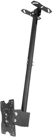 Supporto Regolabile da soffitto per TV LCD/LED da 20-32, Robusto, con Portata Massima di 45 kg (99 libbre), VESA Massimo 200x200 mm. Soluzione salvaspazio Ideale per CAS