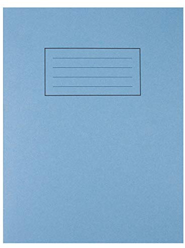 Silvine Skrivbok, Träningsbok Linjerad och Margin 80 Sidor Blå (Paket med 10)