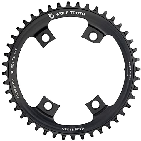 Wolf Tooth Components Drop Stop Elliptisches 4-Bolzen Shimano Grx Kettenblatt