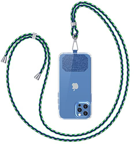 GUMO-LONG Handyband Universal zum Umhängen - Kompatibel mit jedem Handy und Smartphone, Kette zum Umhängen, Hülle mit Kordel, Handyband mit jeder Hülle kombinierbar