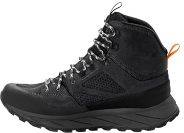 Jack Wolfskin Herr Terraquest Texapore Mid M promenadsko, svart, 47.5 EU