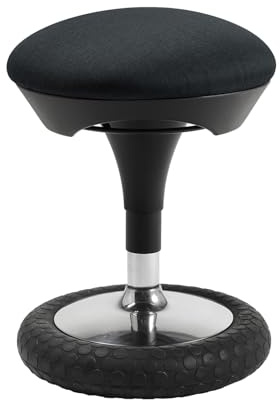 TOPSTAR Sitness 20 - Sgabello ergonomico da lavoro girevole con effetto oscillante, colore: Antracite