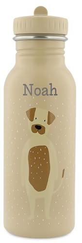 Trinkflasche kinder 500ml mit Namen Trixie Hund (Hund, Flasche 500ml)