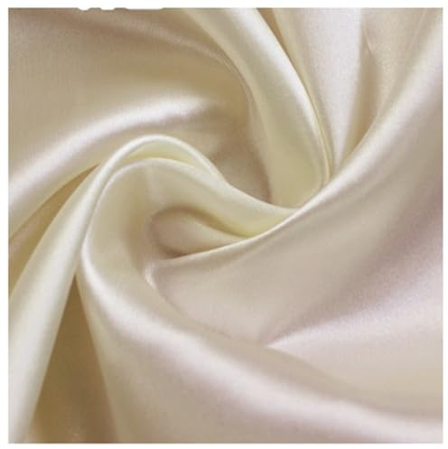 Tela de satén AMateschitz, forro de tela, tela para forro, tela de poliéster suave, tela de algodón, tela para coser, color sólido en 28 colores para vestidos, chaquetas, abrigos, pantalones, faldas