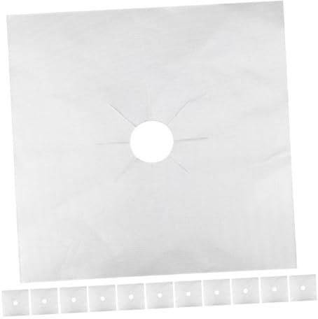 CIYODO 12pcs Stove Range Protector Covers Non-Stick Gas Stove Burner Liners for Easy Cleaning