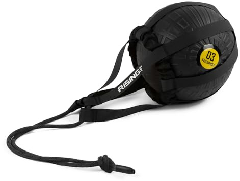 RISINGFIT Sac de médecine ball, corde de médecine ball, rotation, balancement et bûcheron, balancement de kettlebell, rotation russe, balancement de contre-rotation et balancement de marteau (à