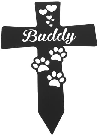 CANIGHT Haustier Grab Marker Memorial Pfahl Garten Dekoration Outdoor Hund Memorial