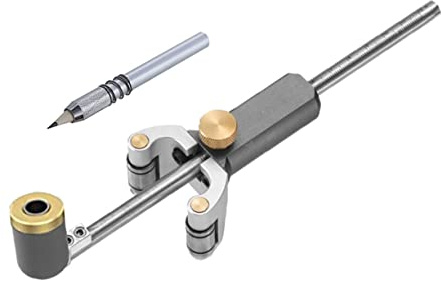 SHINEOFI de Carpintero Multifuncional para Herramienta de Dibujo Profesional para Carpintería Dibujo de Líneas y Círculos Cómodo 1