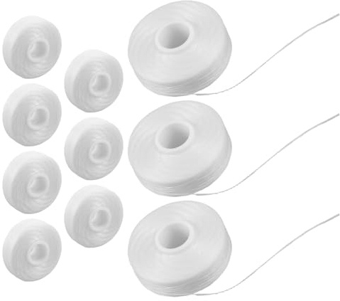 BAZEITFLOW Bobine di Ricambio in Poliestere per 10 Pezzi 50 M Resistente e Flessibile per Igiene Orale e Pulizia, Ricariche per Dispenser Riutilizzabili Adatte a Gengive Sensibili