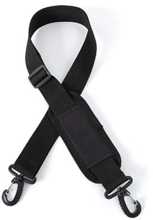 Xiciki Verstellbar Taschengurt, 160cm Tragegurt Tasche, Universeller Schultergurt Schulterriemen für Kameratasche Laptoptasche Reisetasche Sporttaschen, Schwarz