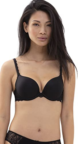 Mey Damen Push-up-BH mit Spitze Serie Amorous | Gepolsterter Bügel-BH mit Cups, Steg mit Zieranhänger, Spitze, verstellbarer Haken-Ösen-Verschluss, Simplex-Material