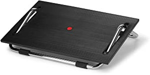 hjh OFFICE 830017 Fußstütze Bürostuhl PODI III Fußablage mit verstellbarem Neigungswinkel, ergonomisch, rutschfest