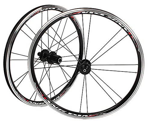 Fahrradradsatz, Aluminiumlegierung Double Layer Rim Quick Release V Brake Fahrrad Felge Laufrad, Kompatibel 7 8 9 10 11 fach Kassettenschwungrad/A / 20 Inch