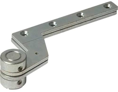 Cardine superiore 45300016 Dorma 7411 K/56 con perno e boccola eccentrica, per porta a battente, finitura Zincato