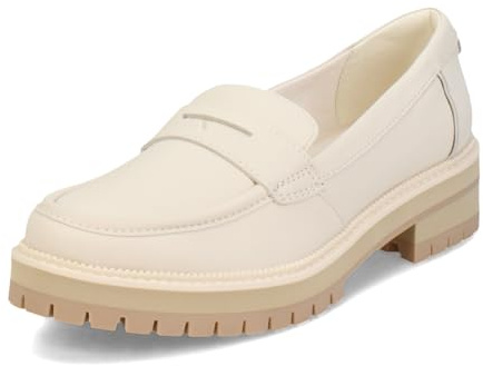 TOMS Womens Cara Slip On Lug Sole Casual Loafers, Light Sand, 8.5