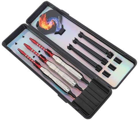 Alomejor Soft-Tip-Dart-Set für Anfänger, 3-teilig, Professionelle Indoor-Dartpfeile mit Aluminiumschäften für Elektronische Dartscheiben-Spiele
