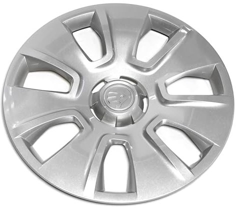 Skoda 658601147Z31 Radzierblende (1 Stück) Radkappe Radblende LHOSTE 16 Zoll Stahlfelge 6Jx16 ET35, Silber
