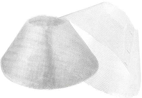 Gatuida 10Pcs Range Hood Filter Net Round Kitchen Cooking Range Hood Filter Mesh Replacement Mesh Kitchen Cooker Accessories 23cm