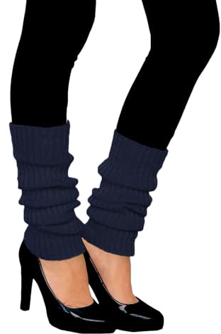Oblique Unique® Sexy Damen Bein Stulpen Strümpfe für 80er Jahre 80s Motto Party Fasching Karneval Tanzen Aerobic Kostüm Accessoires