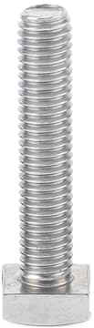 CHATROOM 1/5 Stück 304 Edelstahl Vierkantschrauben/Bolzen Gewindedurchmesser M5-M10 Länge 8-100 mm (Size : M6x20(5Pcs))