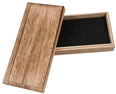GALPADA Scatola Di Legno Con Imbottitura Morbida Portaoggetti Retrò Per Orecchini e Collane Di Organizzazione Per Accessori