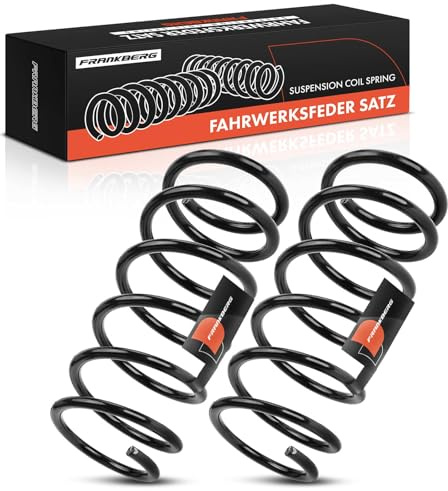 Frankberg 2x Federn Fahrwerksfeder Hinterachse 4131183E00 | Kompatibel mit Agila (A) H00, Agila MK I H00, Wagon R+ Hatchback MA