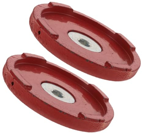 BUGUUYO Accesorios para Gato Automático de Doble Bomba Ruedas Aplicables y Bandeja Frontal para Ruedas, Diseño Horizontal para Remolques y Suvs, Paquete de 2 Piezas