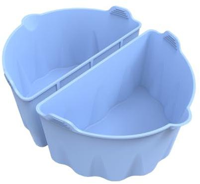 Silicone Cover for Slow Cooker Cooker, 1 Pair Suitable for 5-7 L Kitchen Utensils | Reusable Silicone Divider for Slow Cooker, for Meats Soup Chicken Fish and Fami Meetings