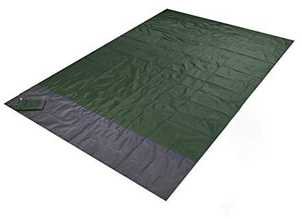 SlimpleStudio Draussen Decken,Faltbare wasserdichte super haltbare Picknickmatte Outdoor Travel tragbare Strandmatte-Armeegrün_200x210cm