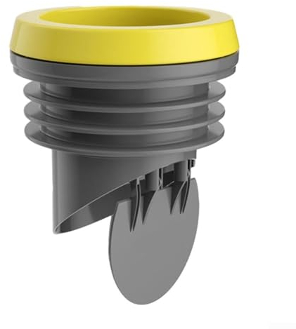 Kit di riparazione per flangia del WC, guarnizione per valvola di ritegno ad anello in gomma per anello a prova di perdite, accessori per WC con design anti-riflusso (grigio)