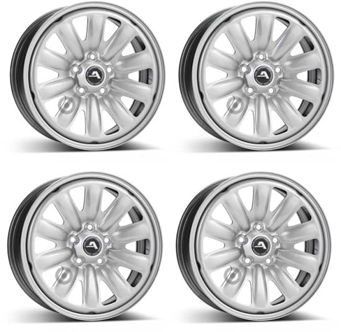 4x Alcar Stahlfelgen 4-131200 6.0Jx15 ET47 5x112 kompatibel mit Volkswagen Caddy Golf Jetta Touran
